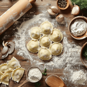 Pork Mince And Potato Pierogi