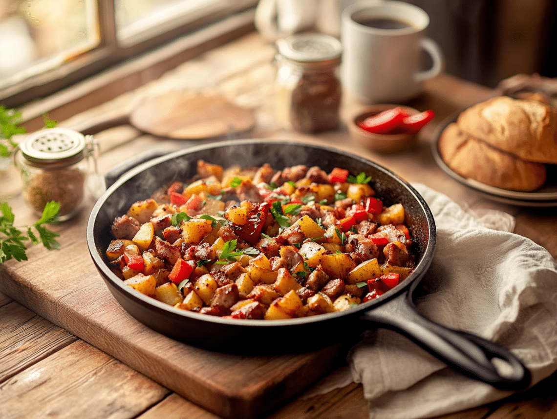 Savory Breakfast Pork Hash