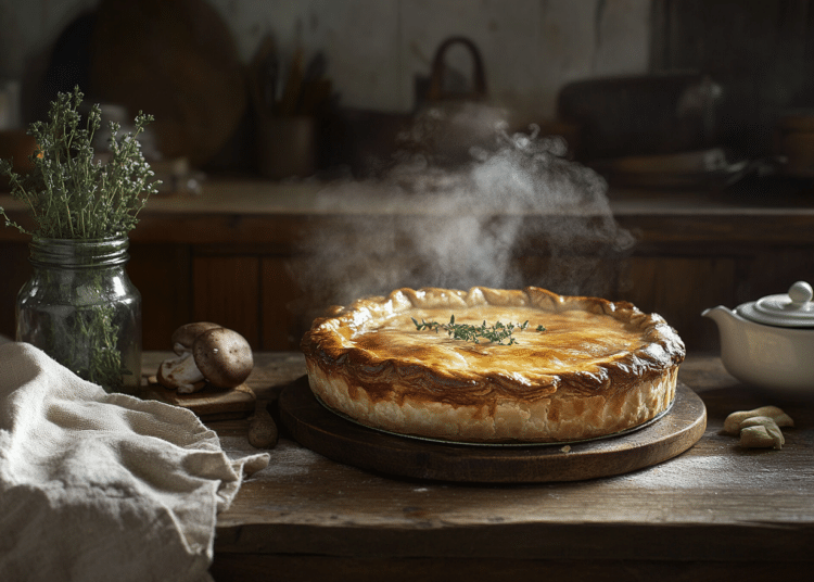 Rustic Rabbit Mince Pie: A Savory British Culinary Delight 1 Rabbit Mince Pie With Mushrooms