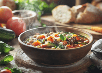 Hearty Beef Mince Minestrone