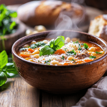 Hearty Beef Mince Minestrone