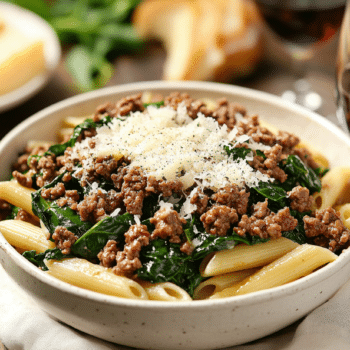 Speedy Beef And Spinach Pasta Perfect For Busy Nights 2 Quick Beef Mince And Spinach Pasta
