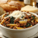 Quick Beef Mince And Spinach Pasta