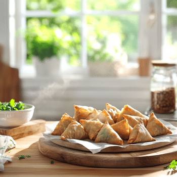 Crispy Lamb Samosas: A Spicy Indian Appetizer Delight 2 Spiced Minced Lamb Samosas