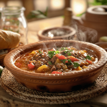 Chilean Minced Beef And Paprika Stew