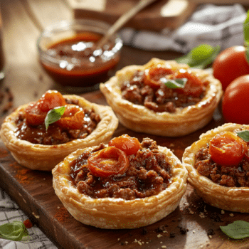 Smoky Bbq Beef Tarts A Savory Culinary Delight 2 Bbq Minced Beef And Tomato Tarts