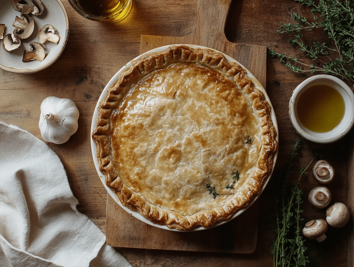 French-Inspired Minced Chicken And Mushroom Pie Delight 1 Minced Chicken And Mushroom Pie