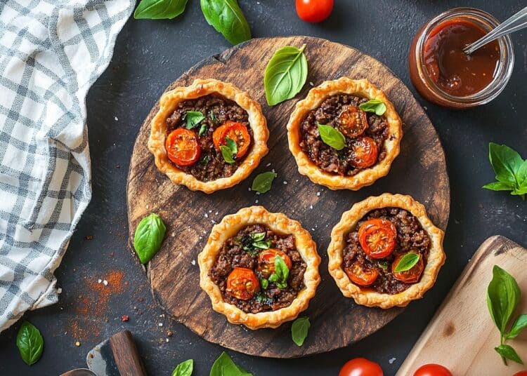 Smoky Bbq Beef Tarts A Savory Culinary Delight 1 Bbq Minced Beef And Tomato Tarts