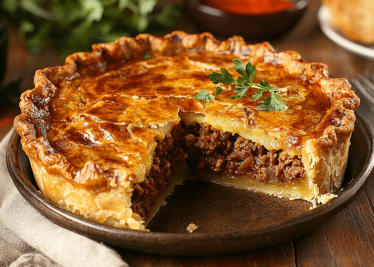 Minced Lamb And Potato Humita Pie