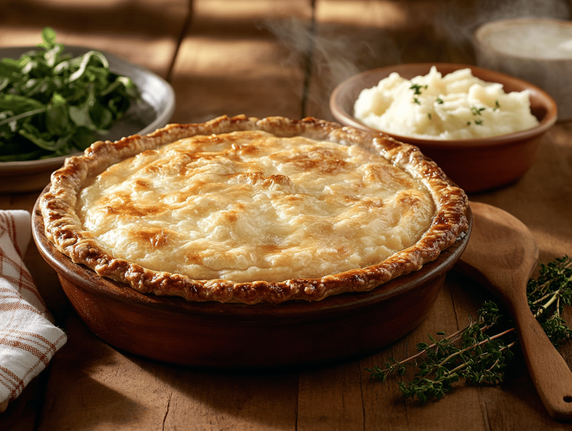 Minced Beef And Parsnip Pie