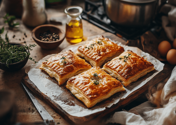 Rustic Beef And Turnip Puffsa British Culinary Delight 1 Minced Beef And Turnip Puff Pastry