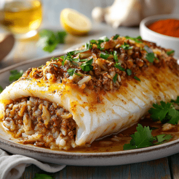 Minced Beef And Rice Cancato (Stuffed Fish)