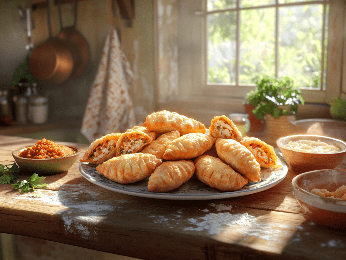 Crispy Minced Chicken Empanadas With South American Flair 1 Minced Chicken Empanadas De Viento