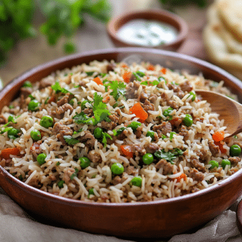 Lamb Mince Keema Pulao