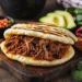 Minced Beef Arepas De Carne Mechada