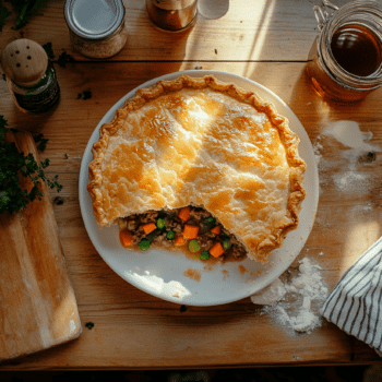 Minced Beef And Ale Pie