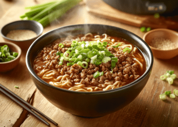 Sizzling Savory Ground Beef Ramen