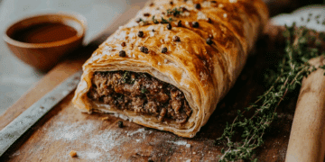 Venison Mince And Juniper Sausage Roll