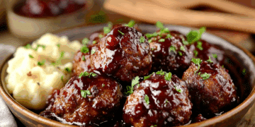 Lamb Mince And Lingonberry Meatballs