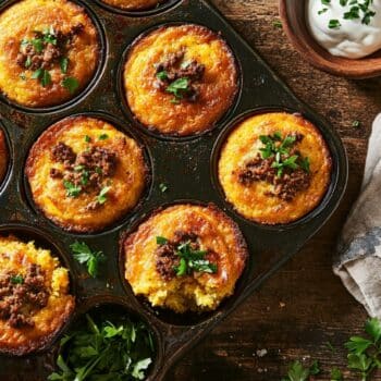 Southern Comfort Mini Beef And Cornbread Casseroles 2 Mini Beef Mince Cornbread Casseroles
