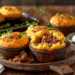 Mini Beef Mince Cornbread Casseroles