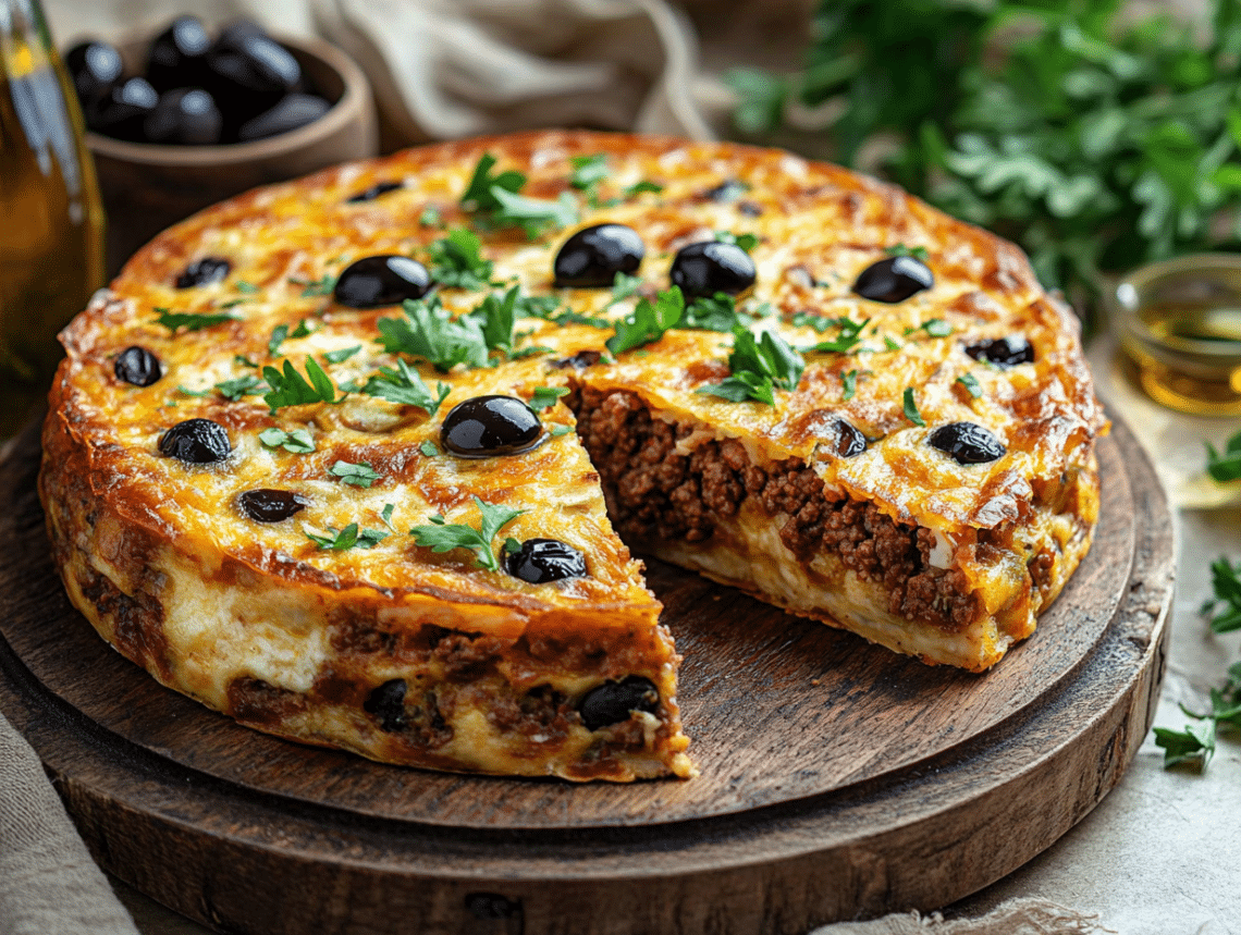 Beef Mince And Olive Spanish Tortilla