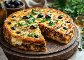 Beef Mince And Olive Spanish Tortilla