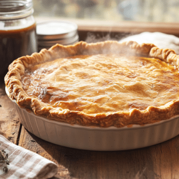 Traditional Minced Beef Gravy Pie