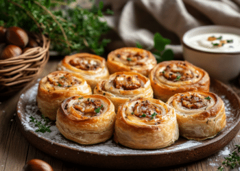 Pork And Chestnut Mince Rolls