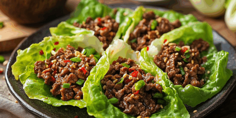 Sizzling Szechuan Beef Lettuce Wraps Bursting With Flavor 8 Szechuan Beef Mince Lettuce Wraps