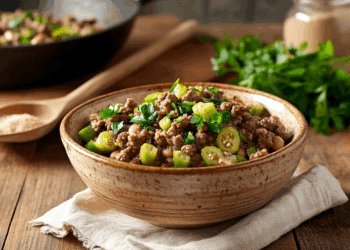 Beef Mince And Okra Feijão Tropeiro
