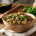 Hearty Brazilian Beef Mince And Okra Feijão Tropeiro 20 Beef Mince And Okra Feijão Tropeiro
