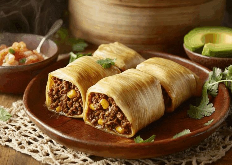 Beef Mince And Corn Quimbolitos (Steamed Buns)