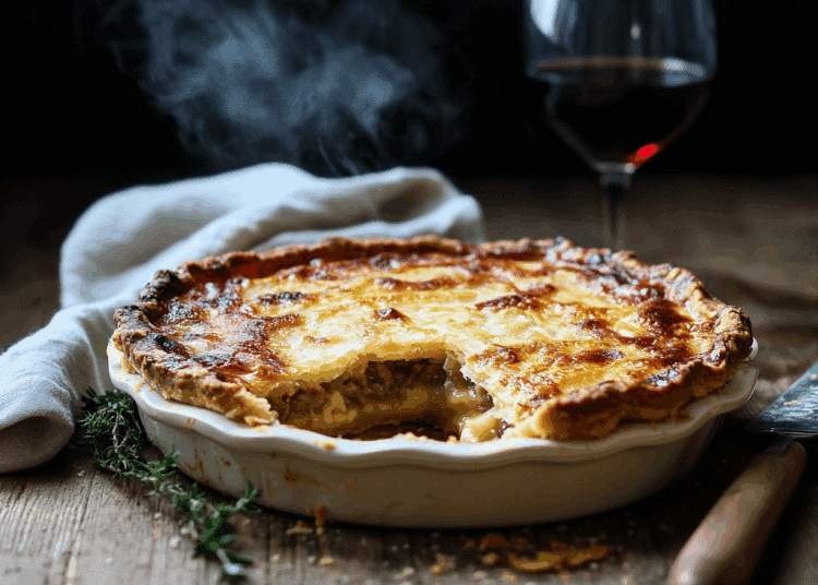 Savory Lamb Pie With Irresistible Gruyère Crust 1 Minced Lamb And Gruyère Crust Pie