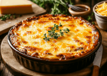 Beef Mince Lasagne Yorkshire Style