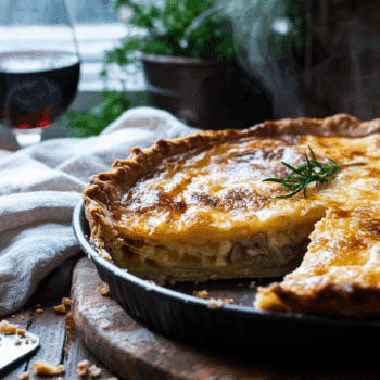 Minced Lamb And Gruyère Crust Pie