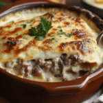 Minced Veal and Mushroom Cannelloni