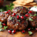 Bold Mediterranean Lamb Kofta With Tangy Pomegranate Sauce 23 Minced Lamb Kofta With Pomegranate Sauce