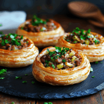 Lamb Mince And Leek Vol-Au-Vents