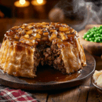 Beef and Onion Suet Pudding