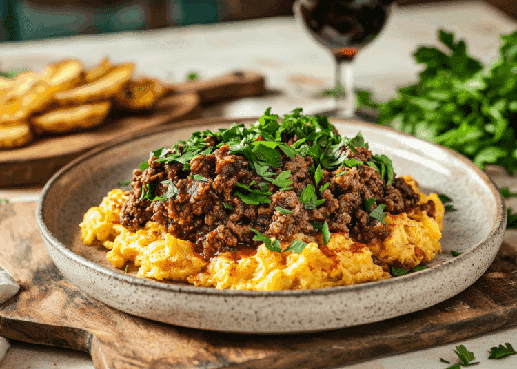 Minced Beef With Wine Revuelto Gramajo