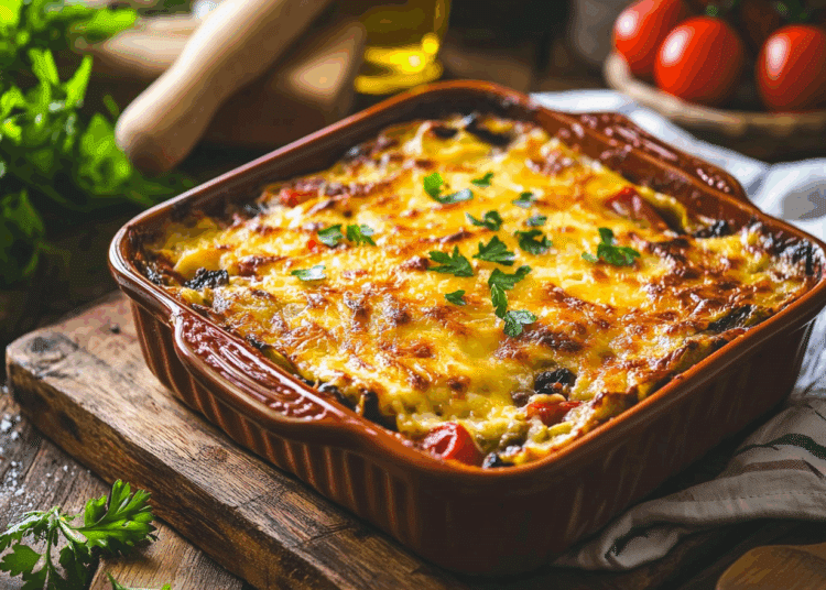 Minced Lamb And Ratatouille Bake