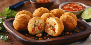 Minced Chicken And Potato Papas Rellenas