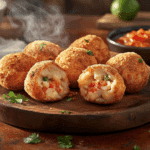 Minced Chicken and Potato Papas Rellenas