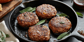 Minced Venison And Sage Patties