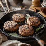 Minced Venison and Sage Patties