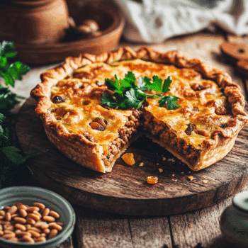 Lamb Mince And Preserved Lemon Pie
