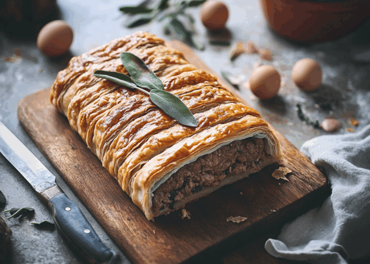 Pork Mince Wellington With Sage