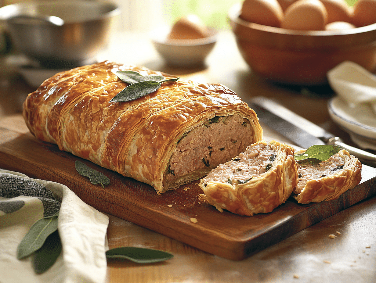97 Britsh Inspired Mince Recipes 6 A Rustic Pork Wellington: British Comfort Meets Elegance