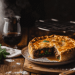 Lamb Mince Pie with Mint Gravy
